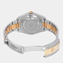 Pre Owned Rolex Datejust II 116333 White Yellow Gold, Stainless Steel Automatic Men's Wristwatch 41mm