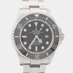 Pre Owned Rolex Sea-Dweller Deepsea 126660 Black Stainless Steel Men Wristwatch 44mm