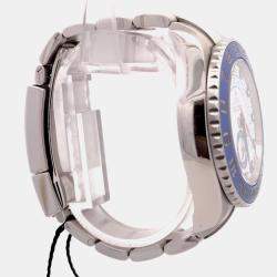 Pre Owned Rolex Yacht-Master II 116680 White Stainless Steel Automatic Men's Wristwatch 44mm