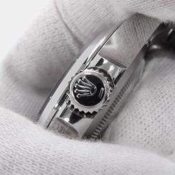 Pre Owned Rolex Air-King 126900 Black Stainless Steel Automatic Men's Wristwatch 40mm