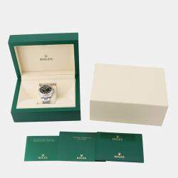 Pre Owned Rolex Air-King 126900 Black Stainless Steel Automatic Men's Wristwatch 40mm