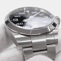 Pre Owned Rolex Air-King 126900 Black Stainless Steel Automatic Men's Wristwatch 40mm