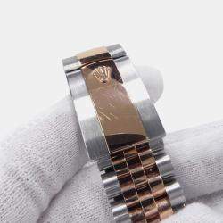Pre Owned Rolex Datejust 126231 Grey 18K Rose Gold, Stainless Steel Automatic Men's Wristwatch 36mm