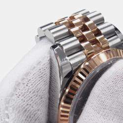 Pre Owned Rolex Datejust 126231 Grey 18K Rose Gold, Stainless Steel Automatic Men's Wristwatch 36mm