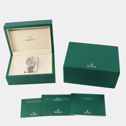 Pre Owned Rolex Datejust 126231 Grey 18K Rose Gold, Stainless Steel Automatic Men's Wristwatch 36mm