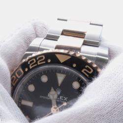 Pre Owned Rolex GMT-Master II 126711CHNR Black Rose Gold, Stainless Steel Automatic Men's Wristwatch 40mm