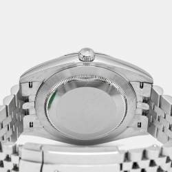 Pre Owned Rolex Datejust M126334 0022 Slate Dial 18k White Gold Stainless Steel Men's Wristwatch 41 mm