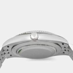Pre Owned Rolex Datejust M126334 0022 Slate Dial 18k White Gold Stainless Steel Men's Wristwatch 41 mm
