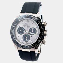 Pre Owned Rolex Cosmograph Daytona 116519LN Grey 18K White Gold Automatic Men's Wristwatch 40mm