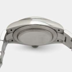 مملوكة مسبقًا Rolex Explorer Black Dial Oystersteel Men's Wristwatch 40 mm