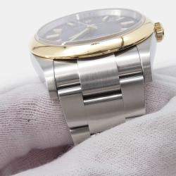 Pre Owned Rolex Oyster Perpetual 126003 Slate Dial Stainless Steel 18K Yellow Gold Automatic Women's Wristwatch 36mm