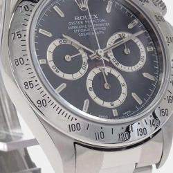 Pre Owned Rolex Cosmograph Daytona 16520 Black Stainless Steel Automatic Men's Watches 40mm