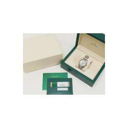 Pre Owned Rolex White 18K White Gold and Stainless Steel Datejust Men's Wristwatch 36MM