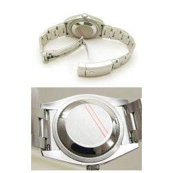 Pre Owned Rolex White 18K White Gold and Stainless Steel Datejust Men's Wristwatch 36MM