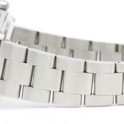 Pre Owned Rolex Black Stainless Steel Oyster Perpetual Date Automatic 15200 Men's Wristwatch 34 MM