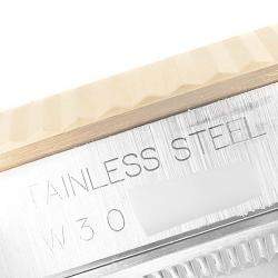 Pre Owned ساعة يد رجالية رولكس "دايتجست 16233" ستانلس ستيل و ذهب أصفر عيار 18 و ألماس شامبانيا 36 مم