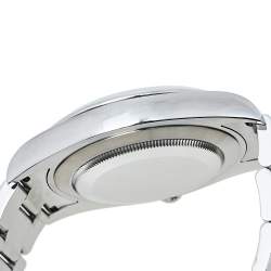 Pre Owned Rolex White Stainless Steel Oyster Perpetual Datejust II 116300 Men's Wristwatch 41 mm