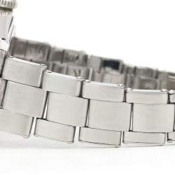 Pre Owned Rolex Orange Stainless Steel Oyster Precision Mechanical 6426 Men's Wristwatch 35 MM