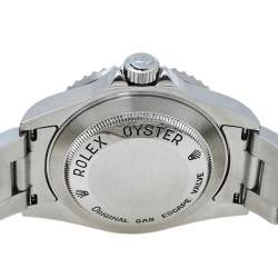 Pre Owned ساعة يد رجالية رولكس سي-دويلير 16600 T أوتوماتيكية ستانلس ستيل سوداء 40 مم