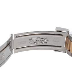 Pre Owned Rolex Blue 18K Yellow Gold & Stainless Steel Yacht-Master 16623 Automatic Men's Wristwatch 40 mm