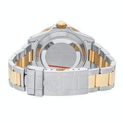 مملوكة مسبقًا Rolex Black 18k Yellow Gold And Stainless Steel Submariner Date 16613 Men's Wristwatch 40 MM