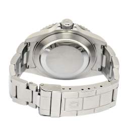 Pre Owned Rolex Black Stainless Steel Submariner 16610 T Automatic Men's Wristwatch 40 mm