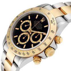Rolex Black 18K Yellow Gold And Stainless Steel Daytona 116523 Men's Wristwatch 40 MM