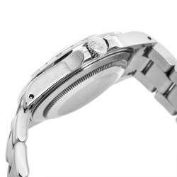 مملوكة مسبقًا Rolex Black Stainless Steel Explorer II 16570 Men's Wristwatch 40 mm