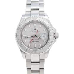 مملوكة مسبقًا ساعة يد رجالية رولكس ياخت-ماستر أر16622290بي7876 ستانلس ستيل بلاتين 40 مم