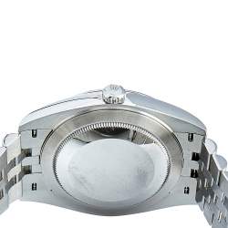 Pre Owned Rolex Grey Stainless Steel Datejust 126300 Men's Wristwatch 41 mm