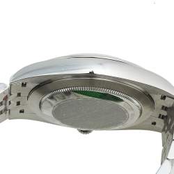 مملوكة مسبقًا Rolex Blue Stainless Steel Datejust 126300 Men's Wristwatch 41 mm