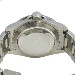 Pre Owned Rolex Black Stainless Steel Submariner 16610 Men's Wristwatch 40 mm