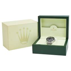 Pre Owned Rolex Black Stainless Steel Submariner 16610 Men's Wristwatch 40 mm