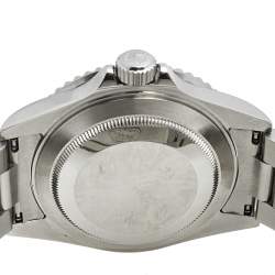 Pre Owned Rolex Black Stainless Steel Submariner Kermit 16610LV Men's Wristwatch 40 MM