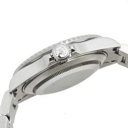 Pre Owned Rolex Black Stainless Steel Submariner Kermit 16610LV Men's Wristwatch 40 MM