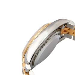 مملوكة مسبقًا ساعة يد رجالية رولكس ديت جست 116233 ستانلس ستيل ذهب أصفر عيار 18 فضية 36 مم