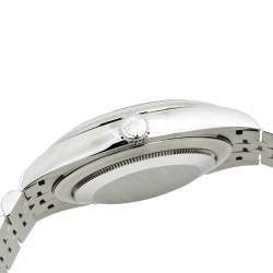 مملوكة مسبقًا Rolex Silver 18K White Gold And Stainless Steel Datejust 126334 Men's Wristwatch 41 MM