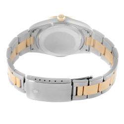 Pre Owned Rolex Champagne 18K Yellow Gold And Stainless Steel Oyster Perpetual 14233 Automatic Men's Wristwatch 36 MM