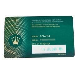 مملوكة مسبقًا ساعة يد رجالية رولكس ديت جست 126234 ستانلس ستيل وذهب أبيض 18 بيضاء 36 مم