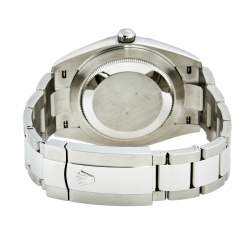 Pre Owned Rolex Black Stainless Steel Datejust 126300 Men's Wristwatch 41 mm