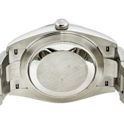 Pre Owned Rolex Black Stainless Steel Datejust 126300 Men's Wristwatch 41 mm