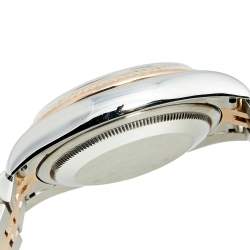 مملوكة مسبقًا ساعة يد نسائية روليكس 116231 ألماس ستانلس ستيل  ذهب وردي عيار 18 سوداء  36 مم