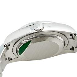 Pre Owned ساعة يد رجالية رولكس ديت جست 126200 ستانلس ستيل سوداء 36 مم