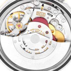 مملوكة مسبقًا ساعة يد رجالية رولكس ديت جست 16233 ستانلس ستيل وذهب أصفر عيار 18 زرقاء 36مم