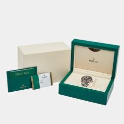 Pre Owned Rolex Black Cerachrome Stainless Steel GMT-Master II 126710BLRO Men's Wristwatch 40 mm