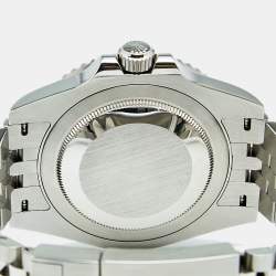 Pre Owned Rolex Black Cerachrome Stainless Steel GMT-Master II 126710BLRO Men's Wristwatch 40 mm