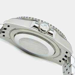 Pre Owned Rolex Black Cerachrome Stainless Steel GMT-Master II 126710BLRO Men's Wristwatch 40 mm