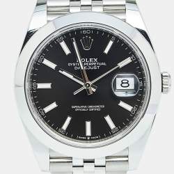 Pre Owned Rolex Stainless Steel Datejust 126300 Men's Wristwatch 41 MM