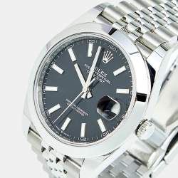 Pre Owned Rolex Stainless Steel Datejust 126300 Men's Wristwatch 41 MM