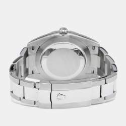 مملوكة مسبقًا Rolex Silver Stainless Steel Datejust 41 126300 Men's Wristwatch 41 mm